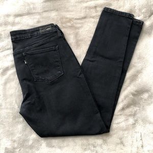 Levi’s Jeans, Black Tapered Leg, inside tags say Jeggings
